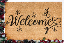 Load image into Gallery viewer, Christmas Welcome Mat
