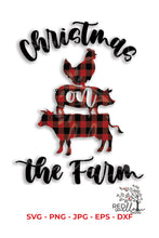 Load image into Gallery viewer, Christmas On The Farm Sublimation Design - Christmas SVG File for Cricut
