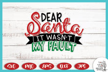 Load image into Gallery viewer, Christmas SVG Bundle, Vol 2 - 15 Dear Santa Christmas T-Shirt Designs
