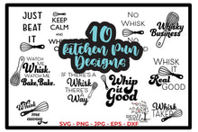 Load image into Gallery viewer, Whisk Puns Kitchen SVG Bundle - Red Willow Digital
