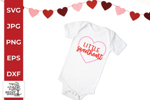 Little Sweetheart Valentine's Day SVG - Red Willow Digital