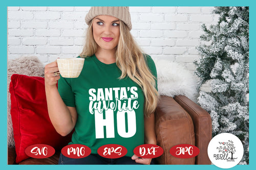 Santa's Favorite Ho Funny Christmas SVG File