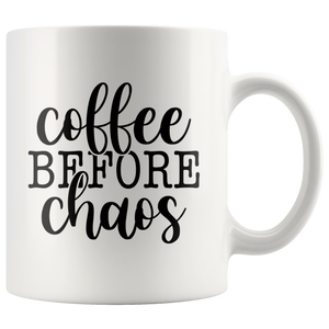 Coffee Before Chaos Mug - Red Willow Digital