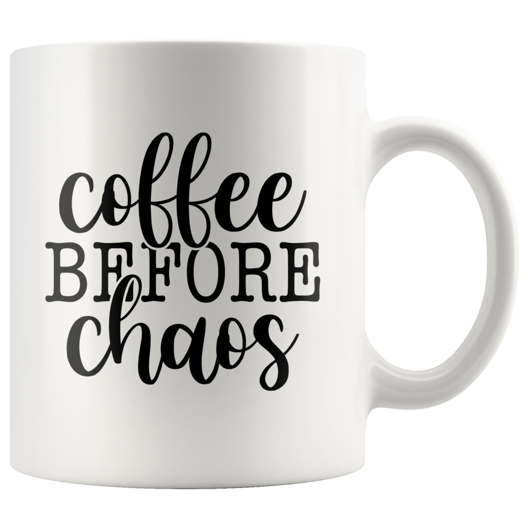 Coffee Before Chaos Mug - Red Willow Digital