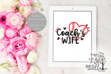 Load image into Gallery viewer, Coach&#39;s Wife SVG - Red Willow Digital
