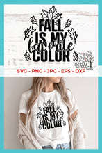 Load image into Gallery viewer, Fall Is My Favorite Color SVG -  Fall SVG Files for Cricut
