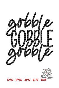 Gobble Gobble Gobble Turkey SVG File