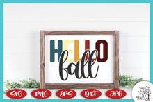Load image into Gallery viewer, Hello Fall SVG - Fall SVG Files for Cricut
