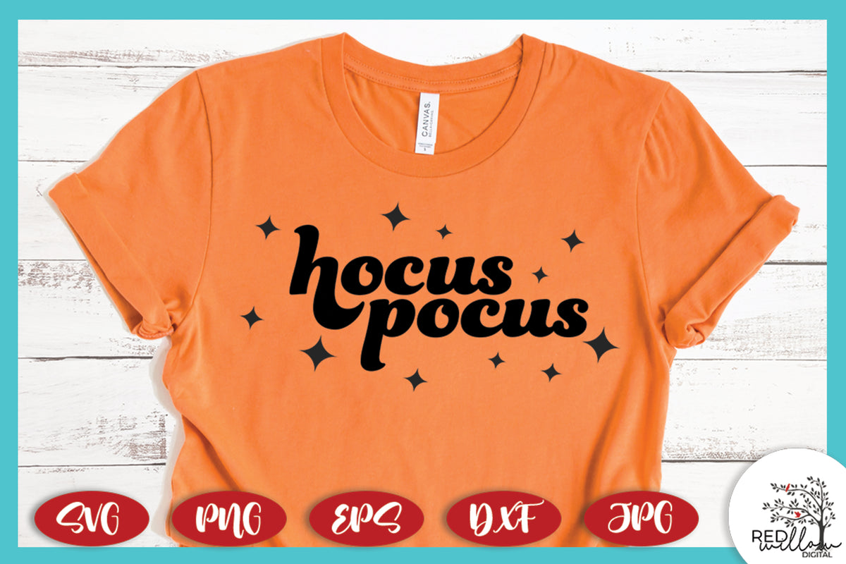 Hocus Pocus Halloween SVG File | svg files for cricut | Red Willow Digital