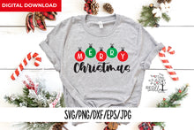 Load image into Gallery viewer, Merry Christmas SVG File for Cricut
