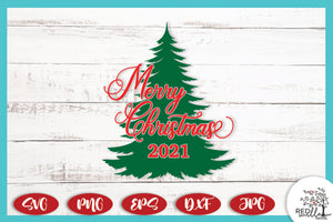Merry Christmas 2021 - Christmas SVG File