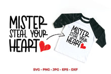 Load image into Gallery viewer, Mister Steal Your Heart Valentine&#39;s Day SVG - Red Willow Digital
