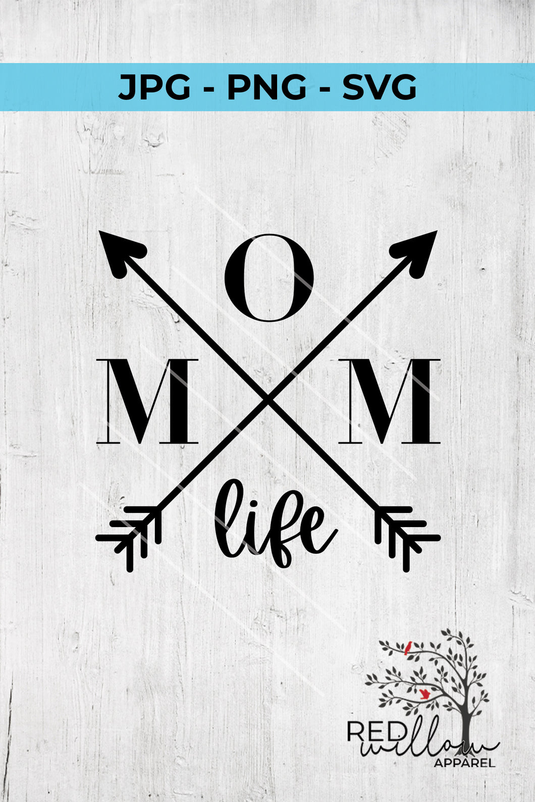 Mom Life Crossed Arrows SVG - HoMade Studio