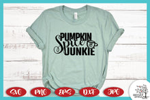 Load image into Gallery viewer, Pumpkin Spice Junkie SVG -  Fall SVG Files for Cricut
