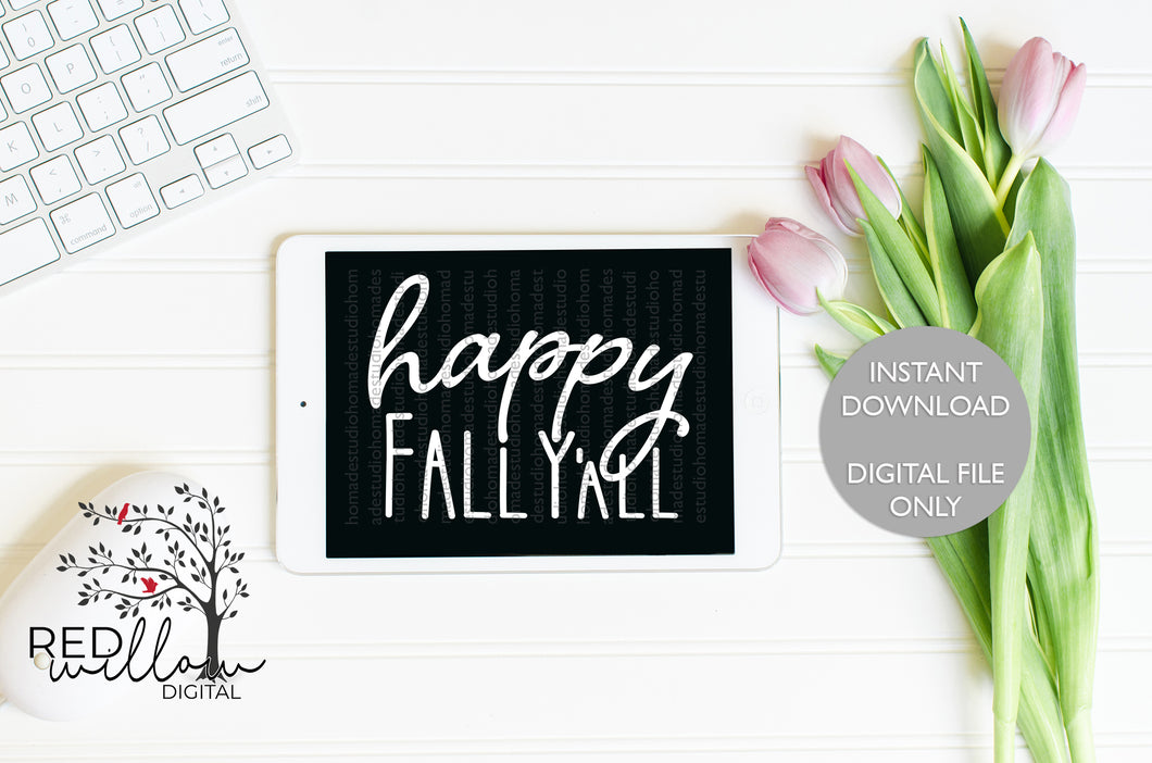 Happy Fall Y'all - Fall SVG - Free SVG Files