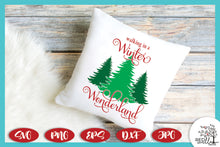 Load image into Gallery viewer, Walking In A Winter Wonderland Christmas SVG File for Cricut
