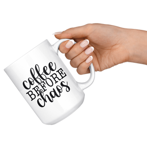 Coffee Before Chaos Mug - Red Willow Digital