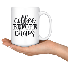 Load image into Gallery viewer, Coffee Before Chaos Mug - Red Willow Digital
